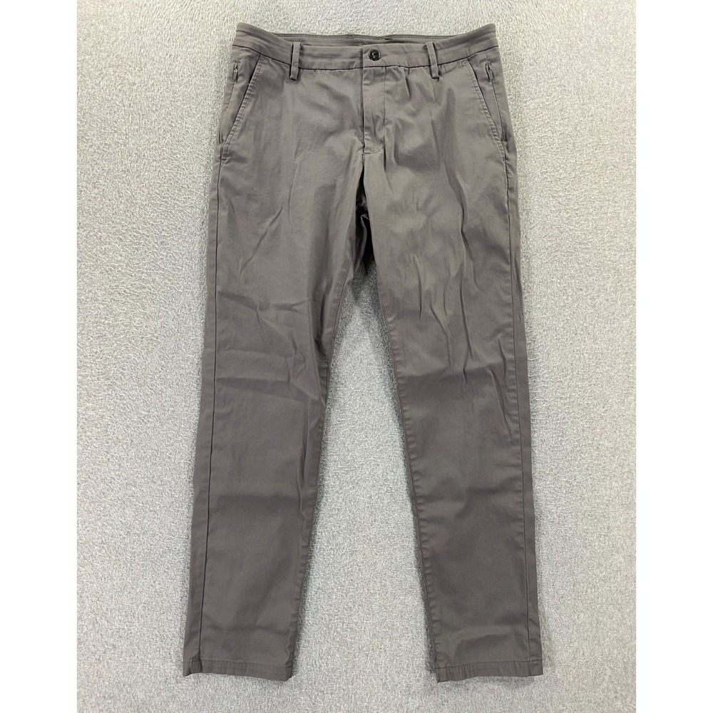 Birddogs Pants Mens 32x32 Gray Chino Boom for Your Boomstick Stretch Casual
